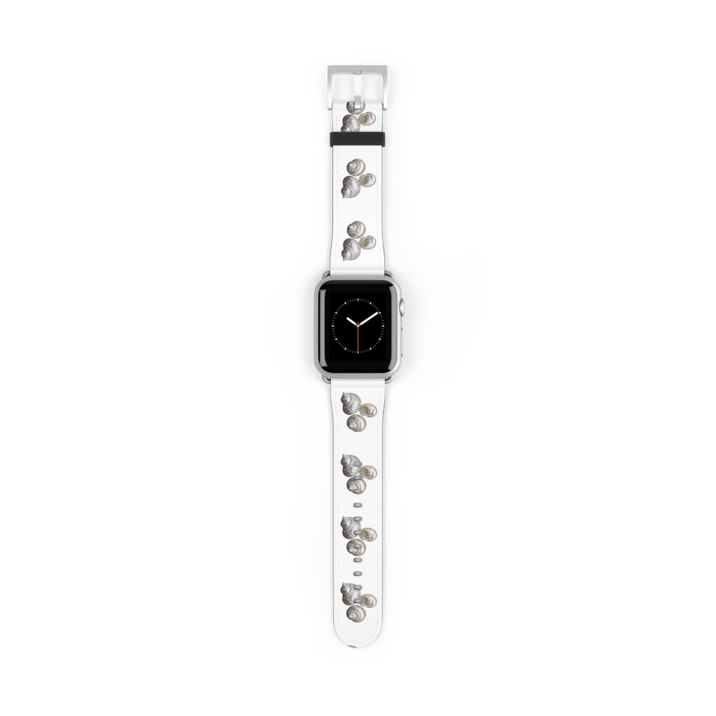 Apple Watch Band - Nautilus Shell Trio, white