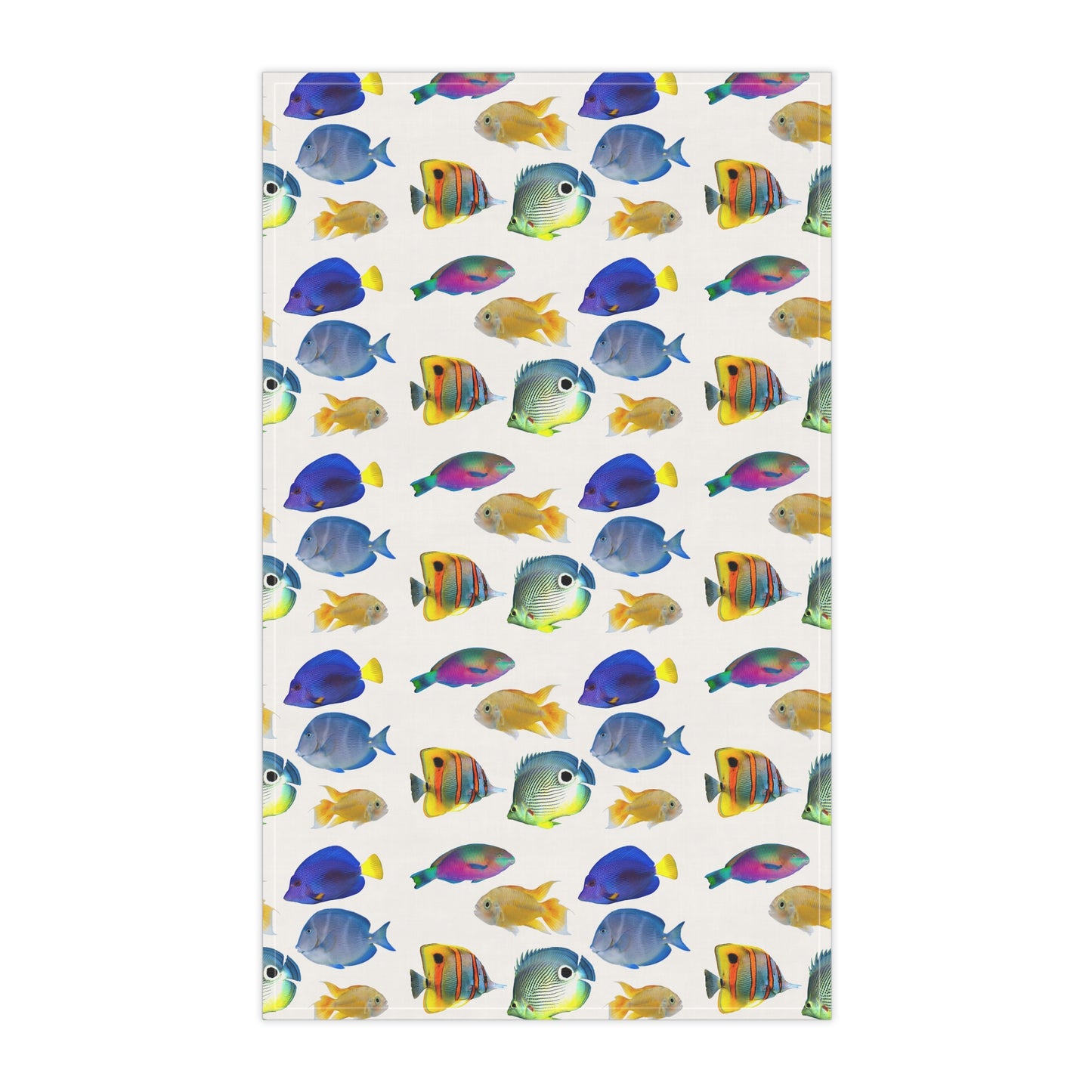 Tea Towels (cotton, poly), School of Fish