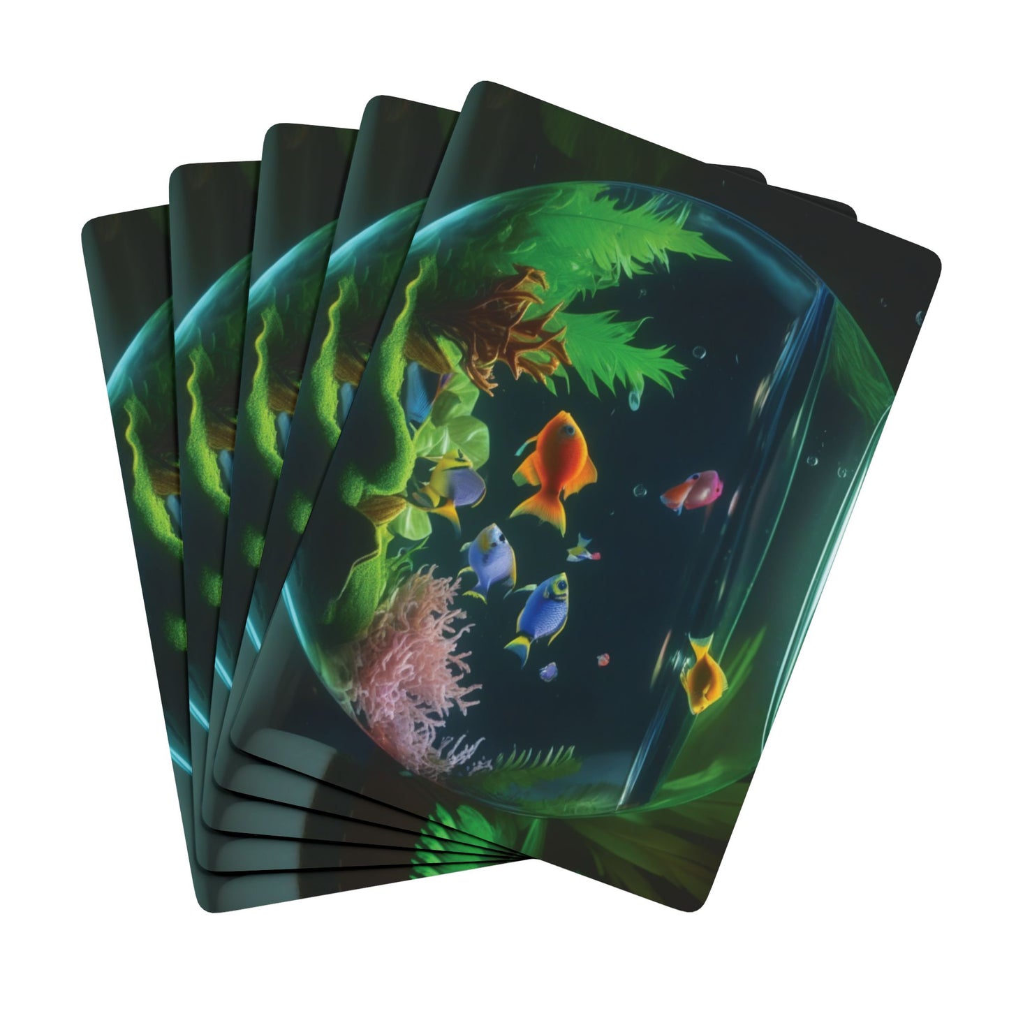 Poker Playing Cards - Tropical Fish Bowl #2