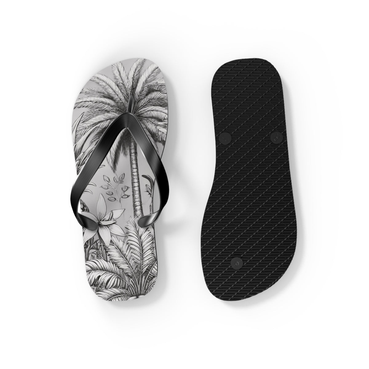 Flip Flops - Tropical Fruit, Newspaper