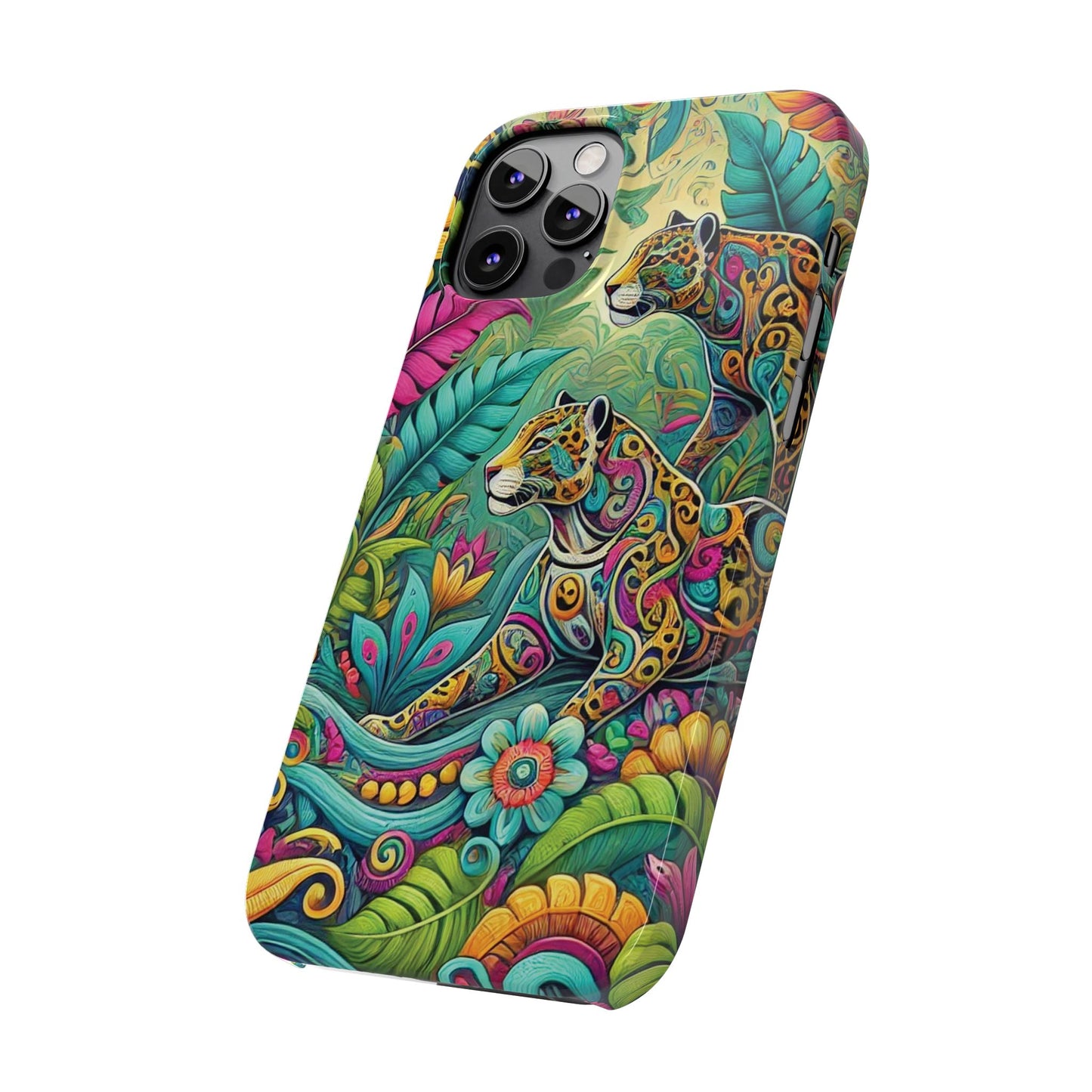 Slim Phone Cases - Jaguar Pop