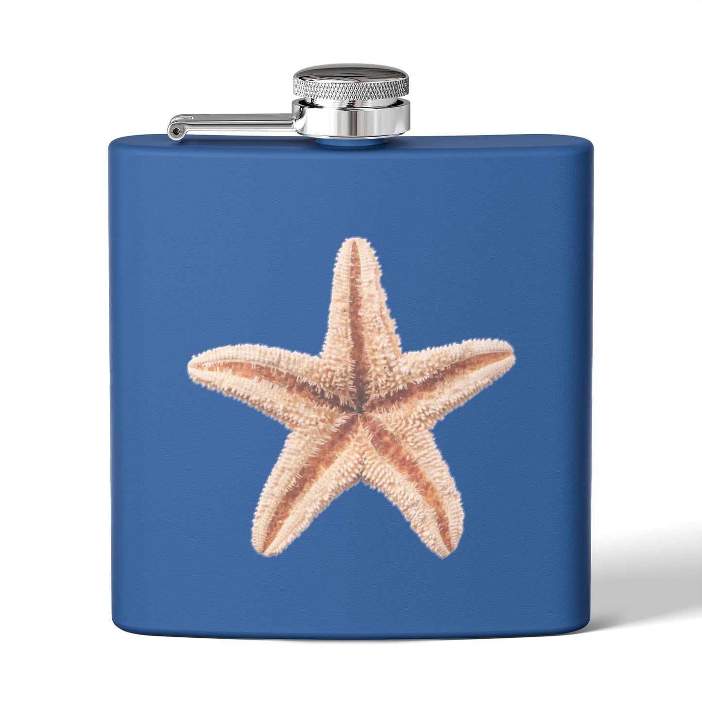 Tropical Stainless Steel 6 oz. Flask, Many Colors  – Real Starfish