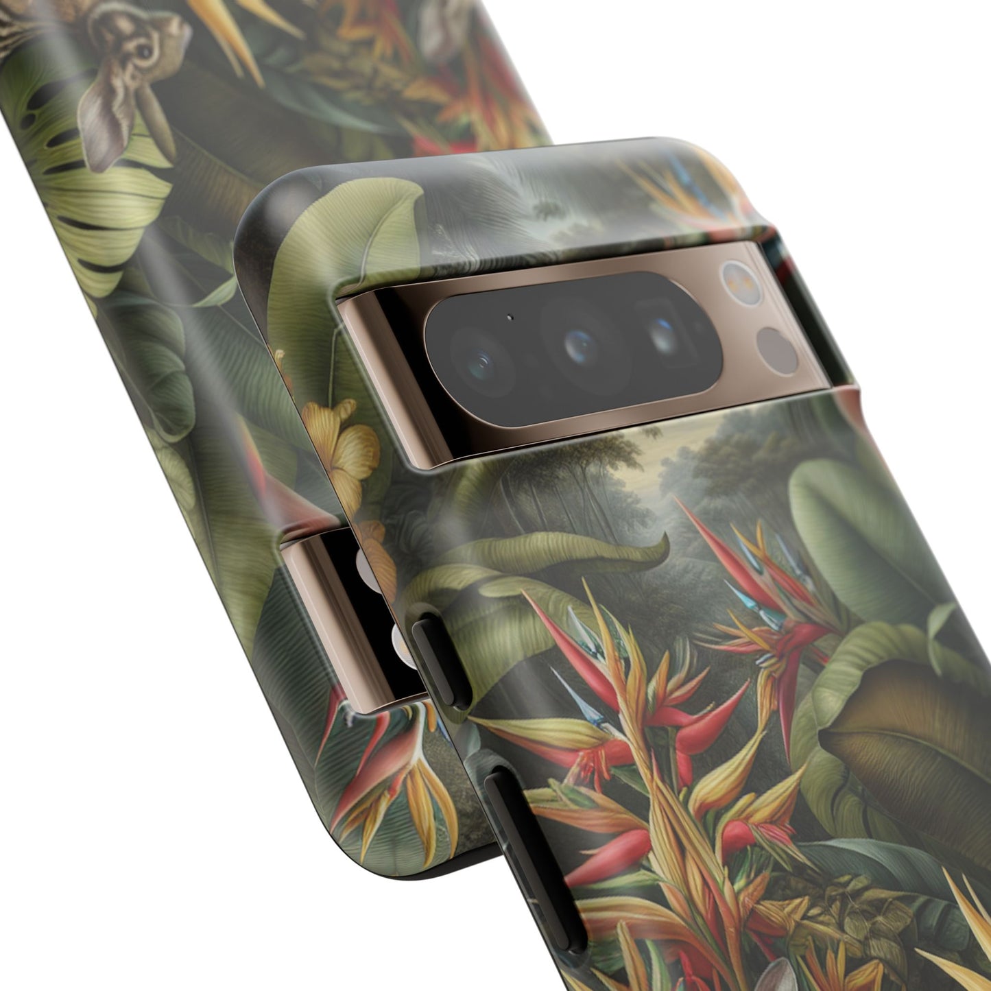 Rainforest Rabbit Outing Phone Case - Tough Cases with Summer Vibe