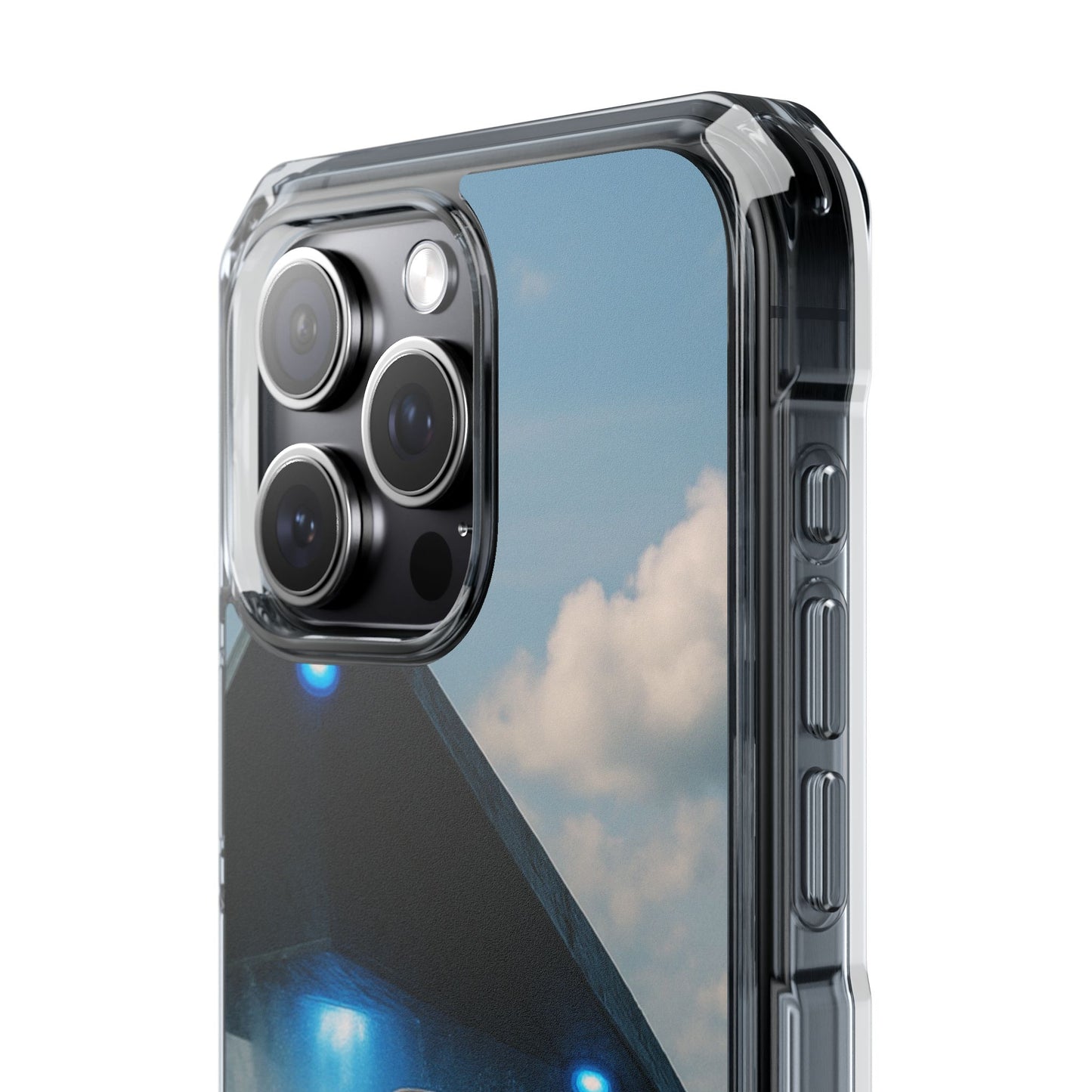 UFO and Dolphin Magnetic Clear Phone Case, Many Models