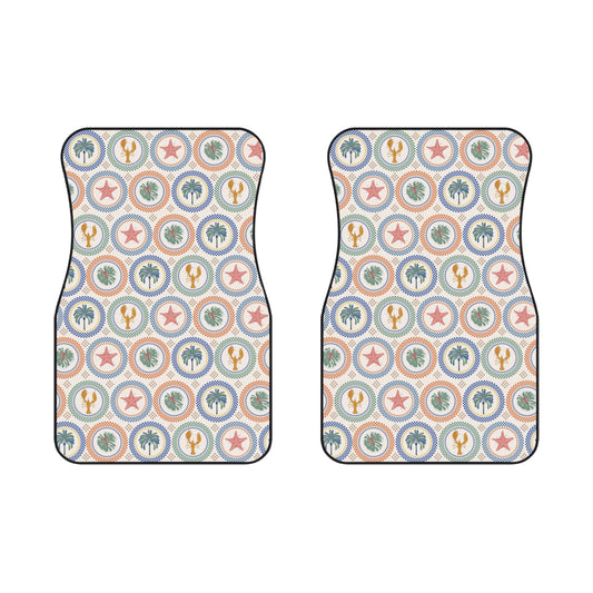 Mosaic Tropi Life Car Floor Mats - SET of 2