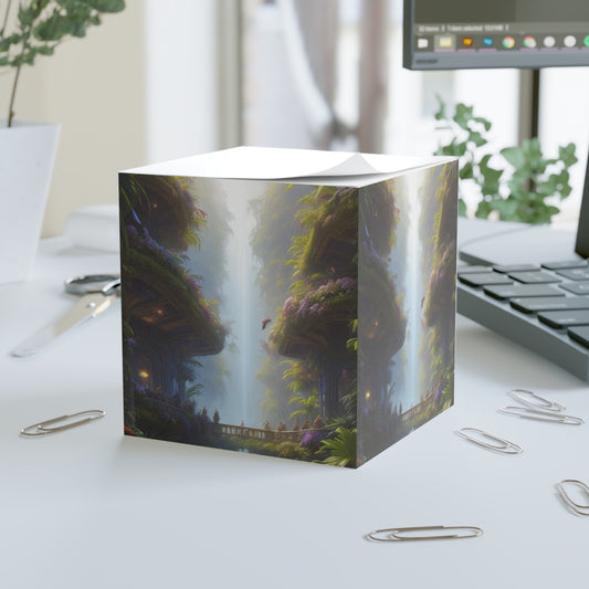 Note Cube - Rainforest Abode