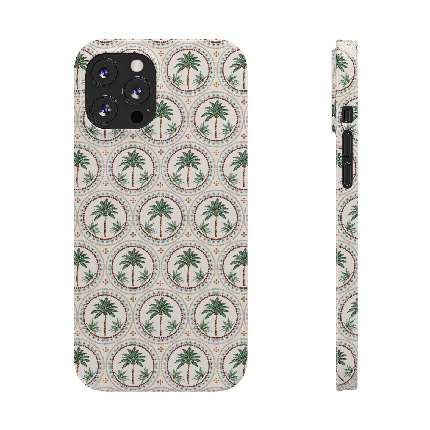 Slim Phone Cases - Mosaic Palm Tree