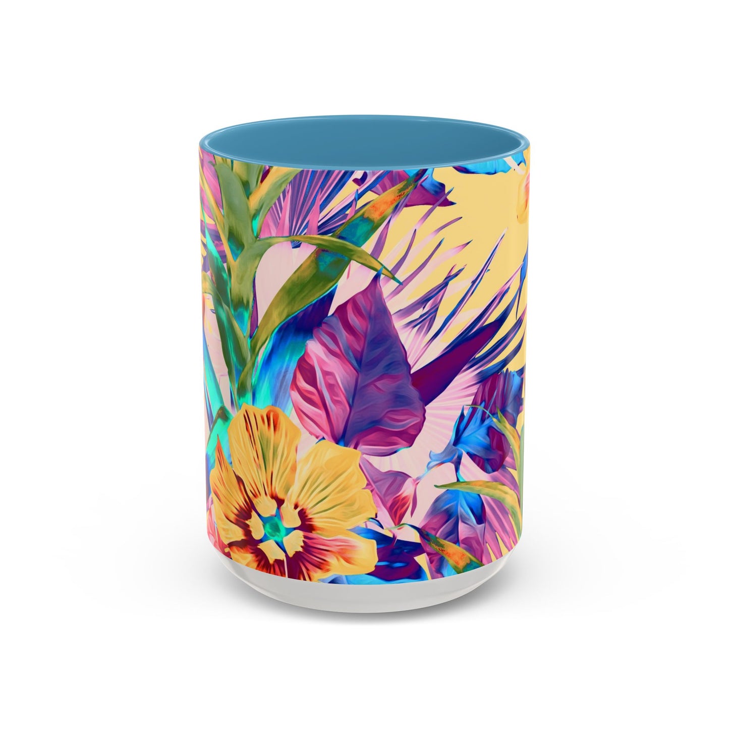 Accent Coffee Mug (11, 15oz), Plant Palooza, orange sherbet / Various Colors