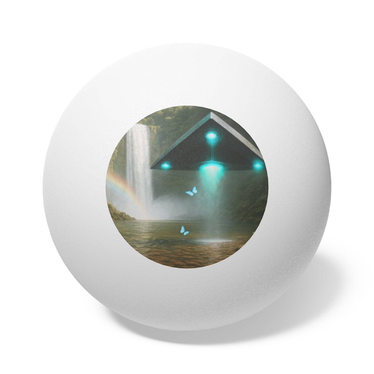 Tropical Paradise Ping Pong Balls - 6 Pack UFO and Waterfall