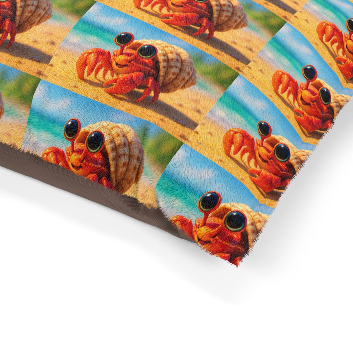 Baby Hermit Crab Pet Bed - Cozy and Fun Dog or Cat Bed for Beach Lovers