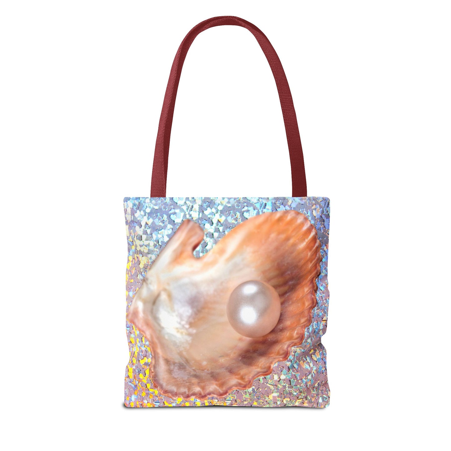 Disco Peach Pearl & Shell Tote Bag - 3 Sizes