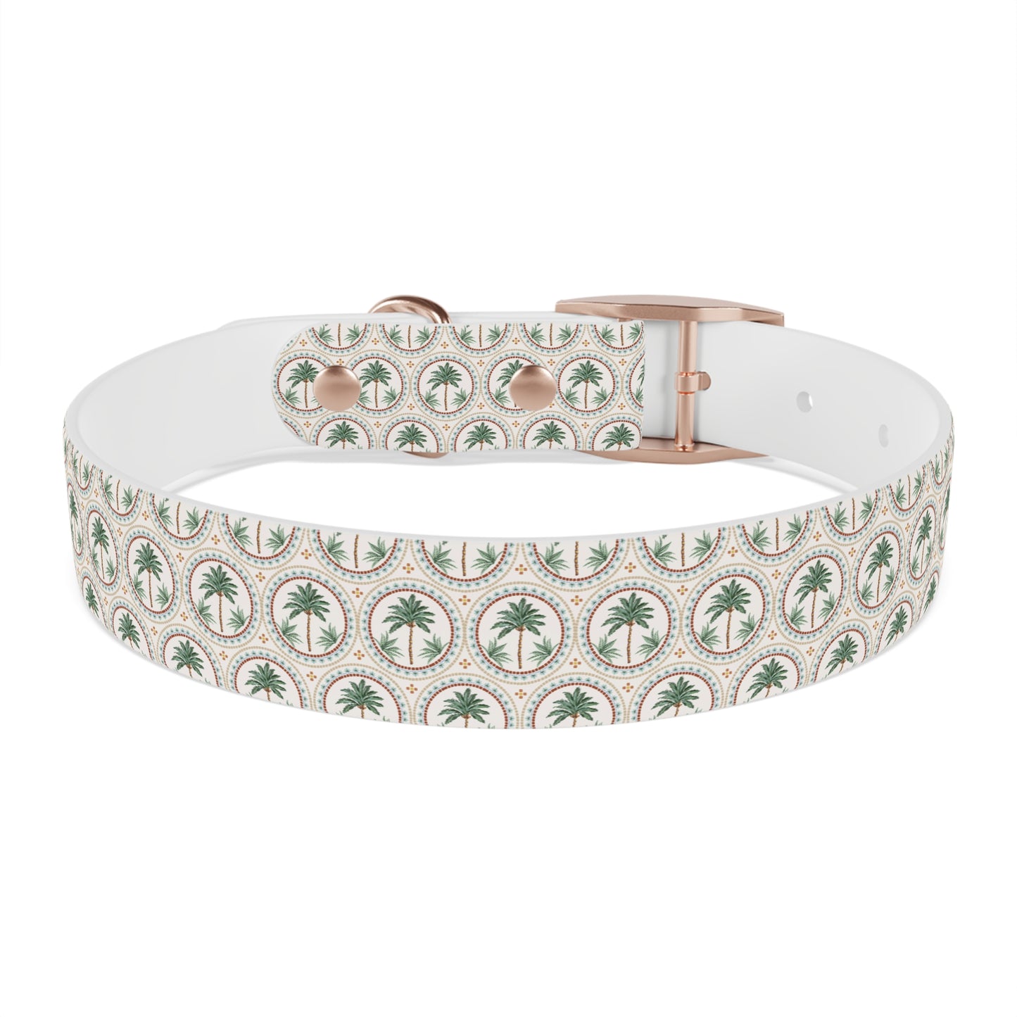 Dog Collar - Mosaic Palm Tree