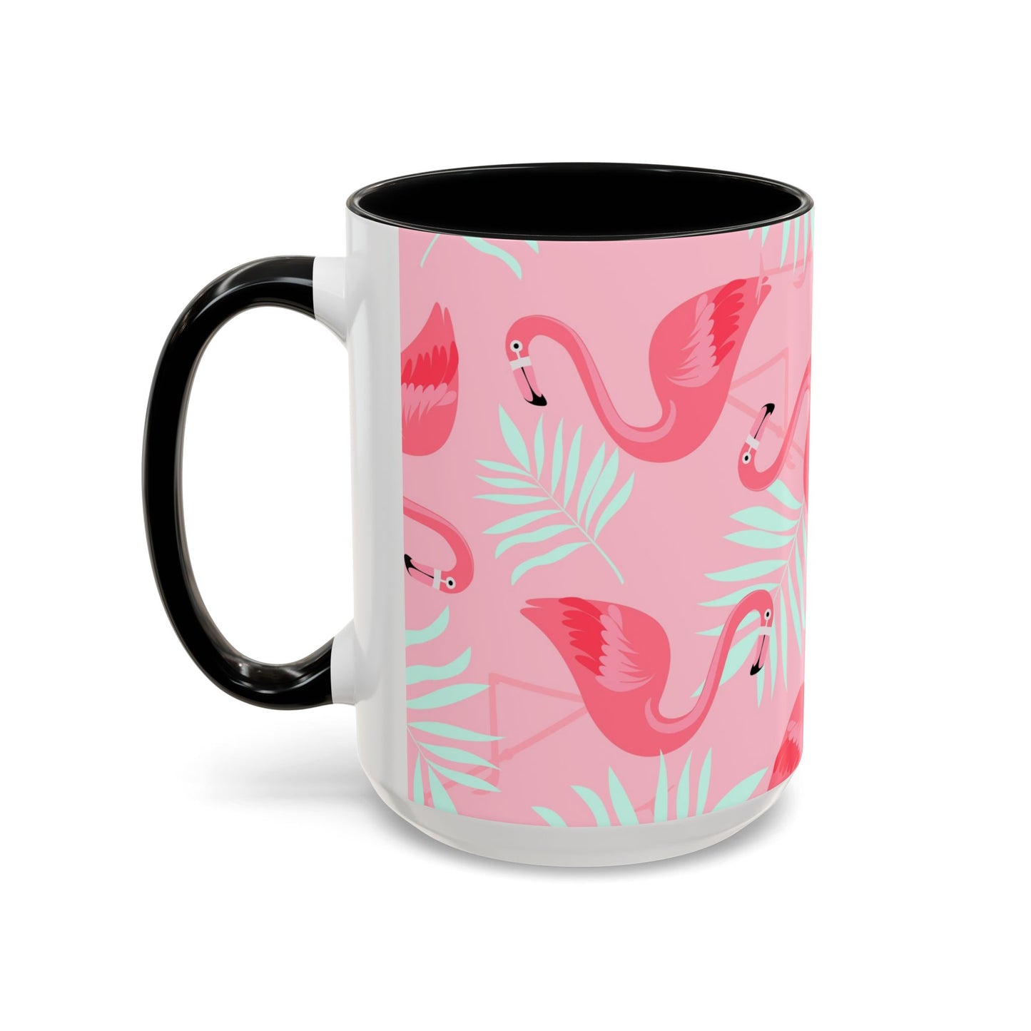 Copy of Accent Coffee Mug (11, 15oz), Hawaiian Flowers / Various Colors