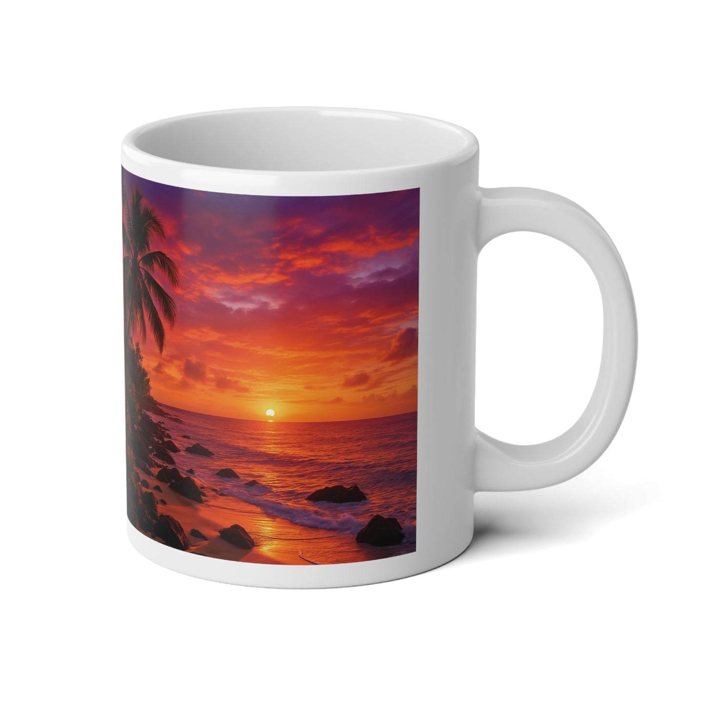 Jumbo Mug, 20oz, Ember Island | Tropical Coffee Cup