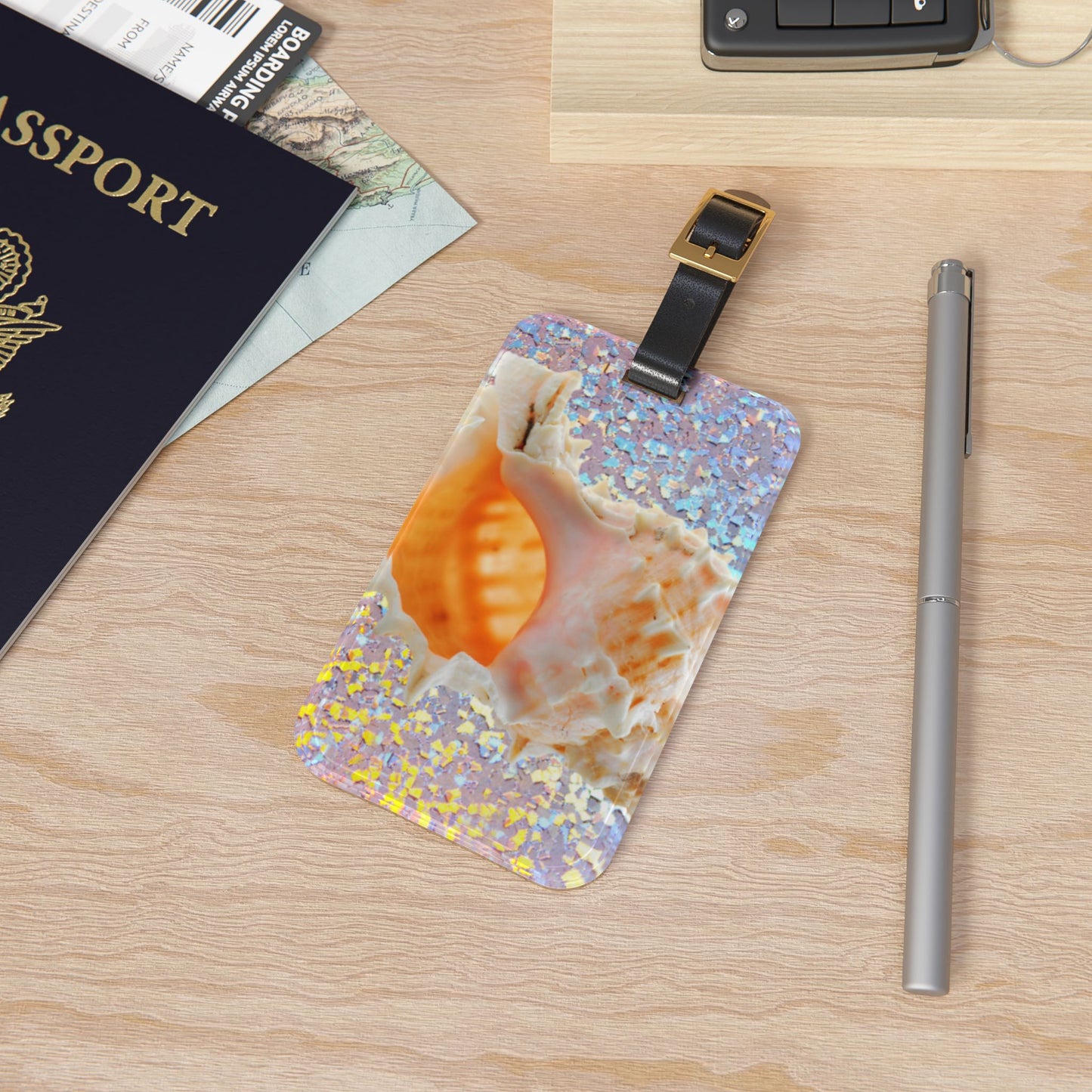 Luggage Tag - Disco Conch