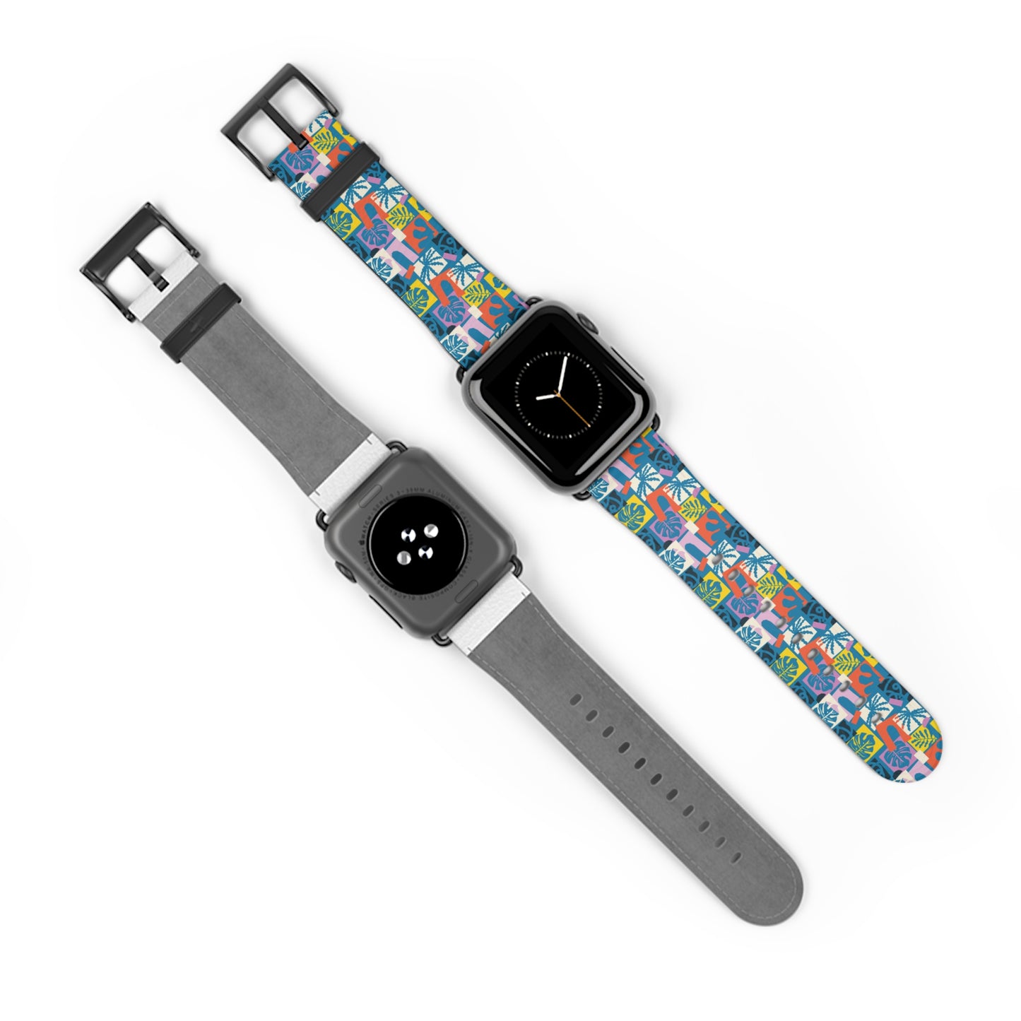 Apple Watch Band - Boho Tiki Monstera