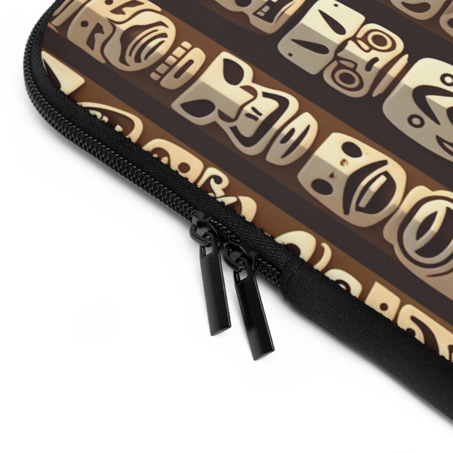 Tropical Laptop Sleeve, 5 Sizes - Perfect for Ocean Lovers & Students / Funny Tiki Totems
