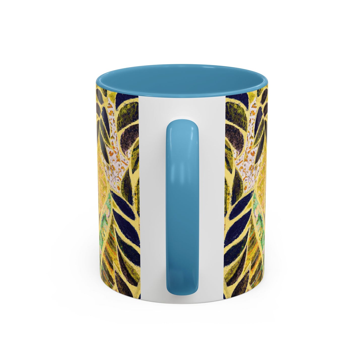 Accent Color Coffee Mug (11, 15oz), Amazon Whimsy/Yellow, Various Colors