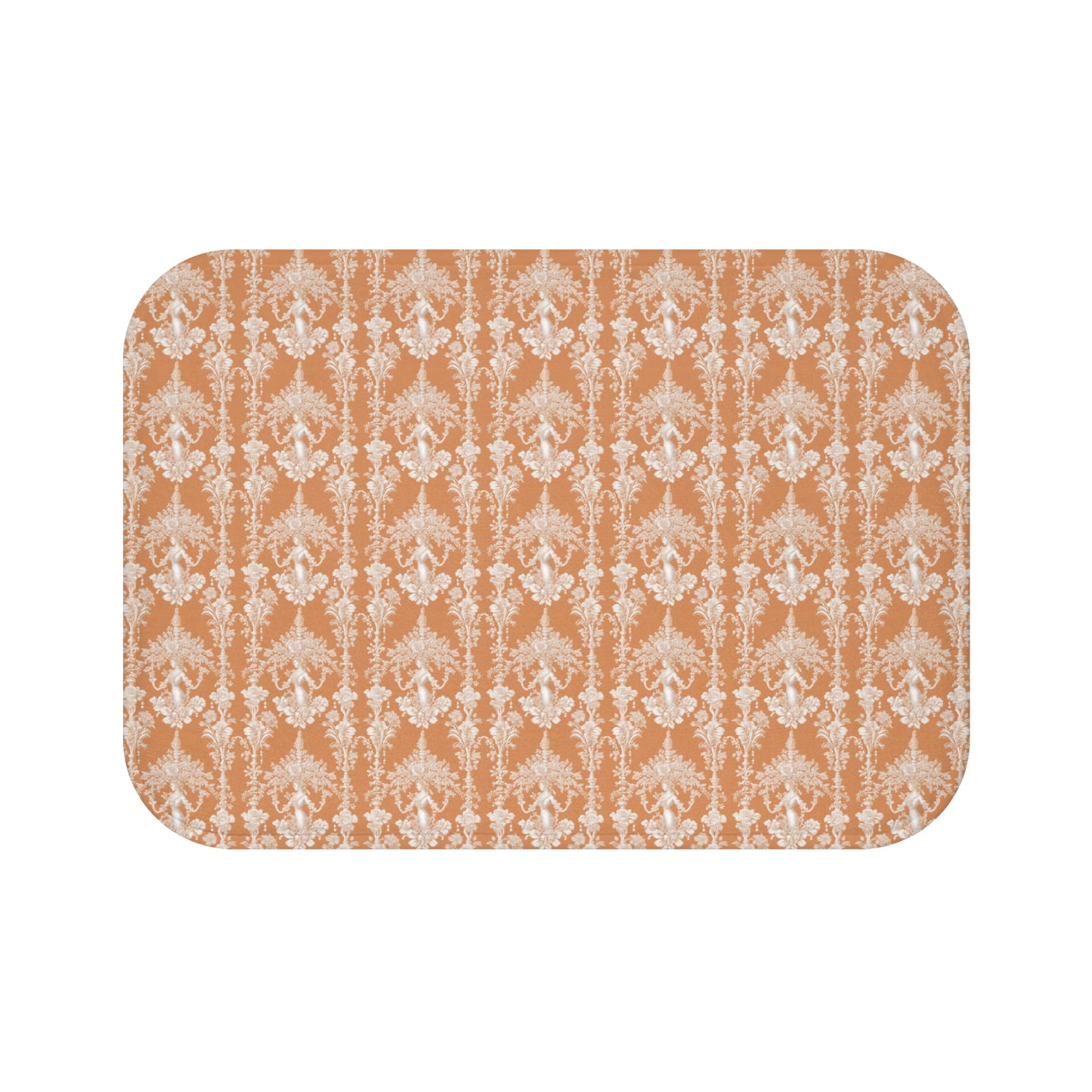 Pearl Lady Pearl/Melon Bath Mat, 2 Sizes - Tropical Vibes for Home Decor