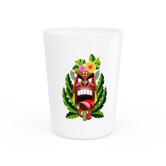 Ceramic Shot Glass - Tiki Boss Alelo