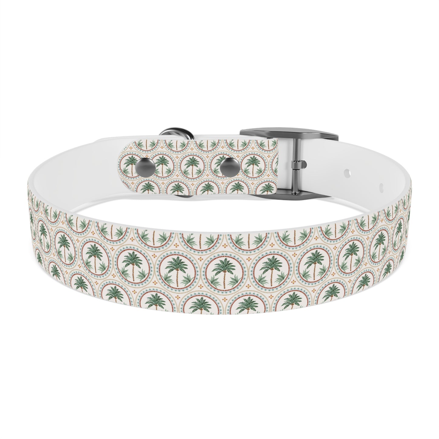 Dog Collar - Mosaic Palm Tree