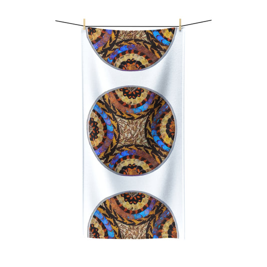 Real Butterfly Wing Plate #3 Polycotton Towel