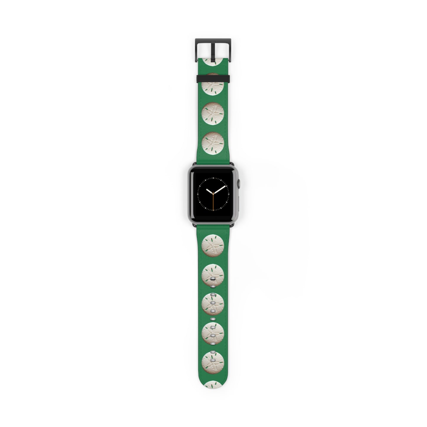 Apple Watch Band - Sand Dollar Parade, dark green