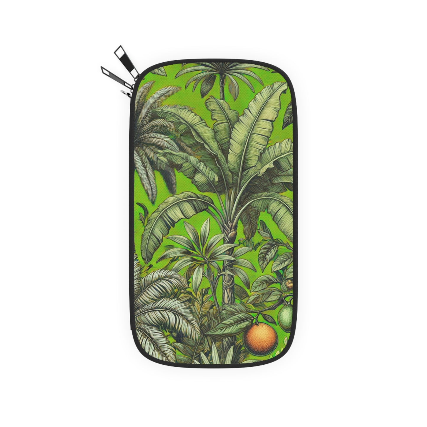 Passport Wallet – Perfect for Travelers & Adventurers / Tropical Fruit, Spring Green