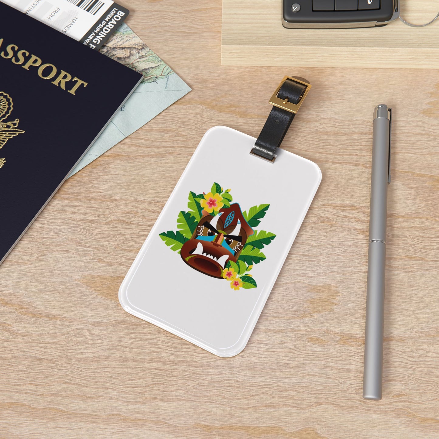 Luggage Tag - Tiki Boss Kimo