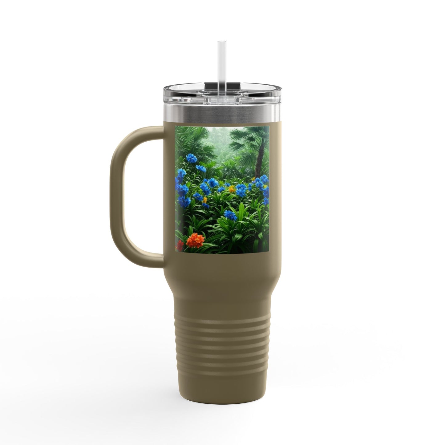 After the Rainforest Rain Insulated Travel Mug - 40oz - Perfect for Outdoor Adventures