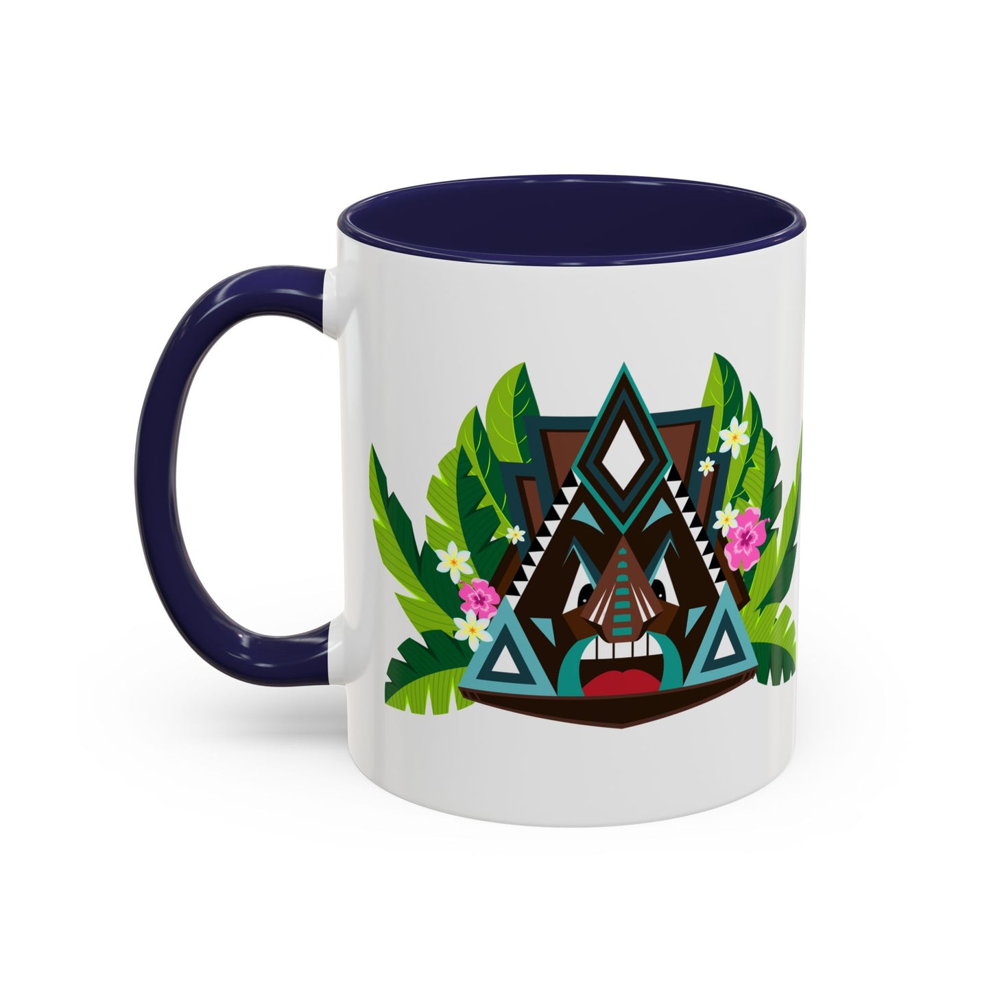 Accent Coffee Mug (11, 15oz), 8 Colors - Tiki Boss Kai