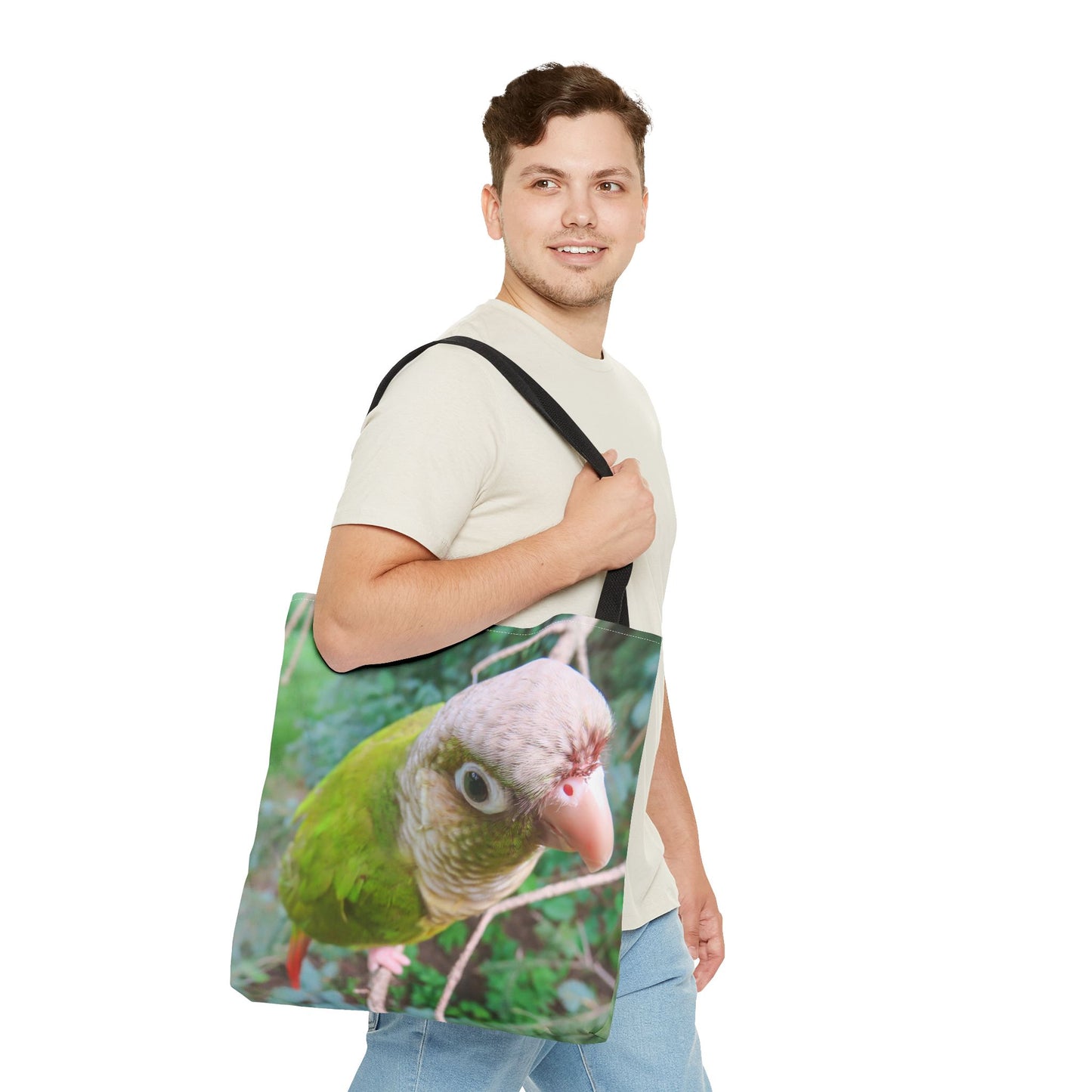 Tropical Sassy Parrot Tote Bag - 3 Sizes