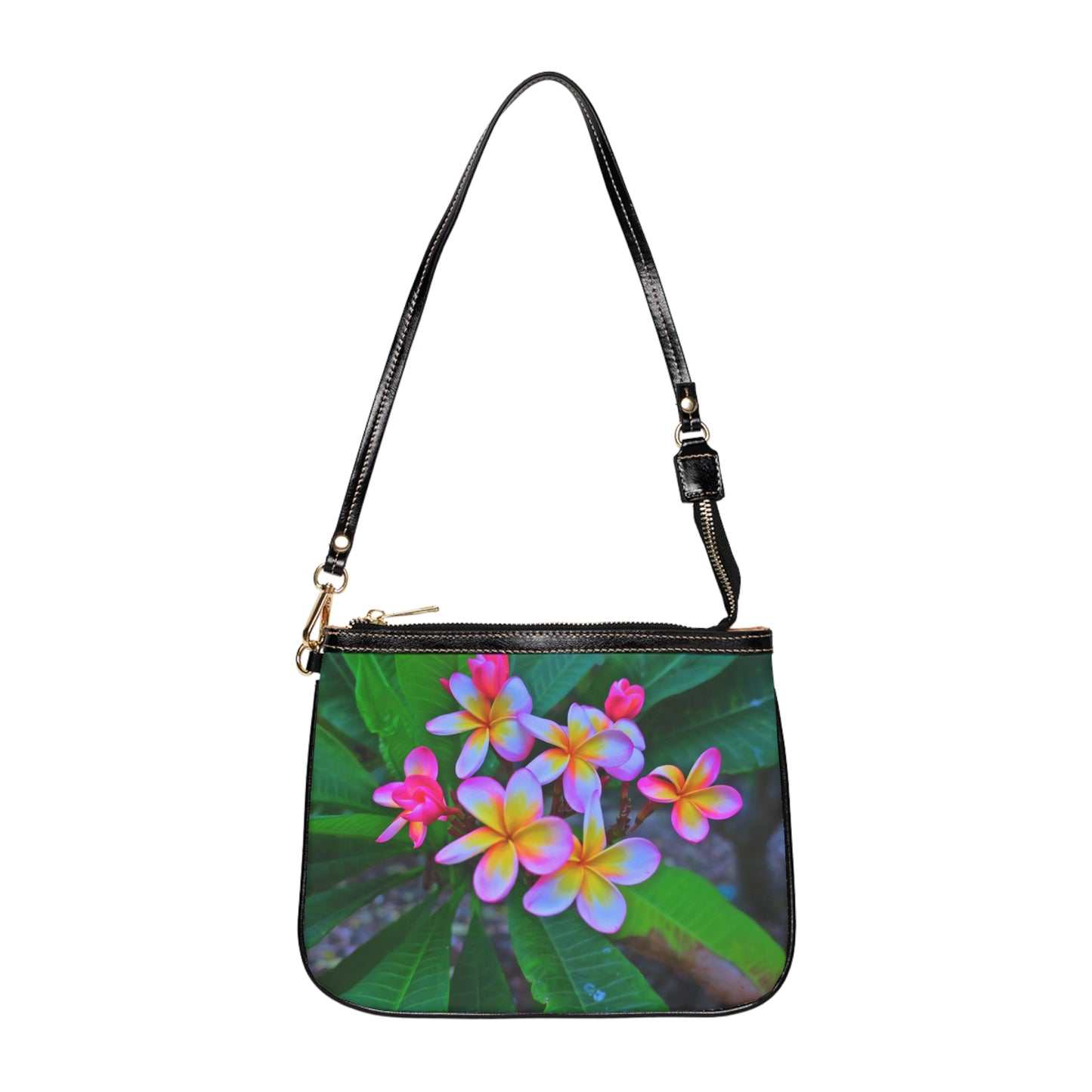 Tropical Small Shoulder Bag | Stylish Crossbody Purse / Hawaiian Flowers