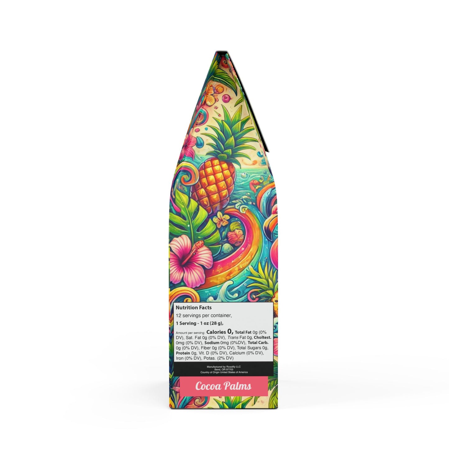 Cocoa Palms Blend™ (Medium-Dark Roast) Specialty Grade Craft Coffee / Flamingo Waves