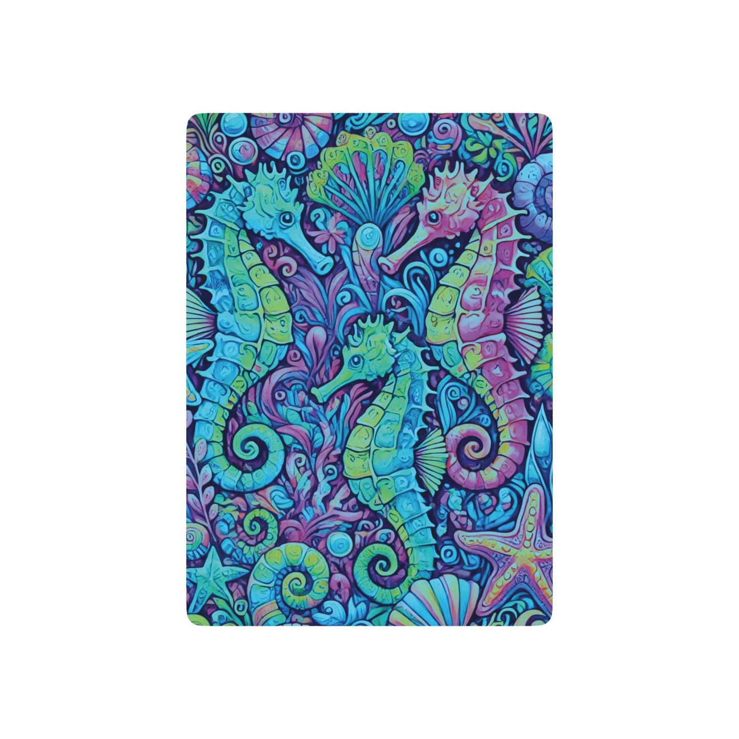Poker Playing Cards - Seahorse Trio/Turquoise Pop