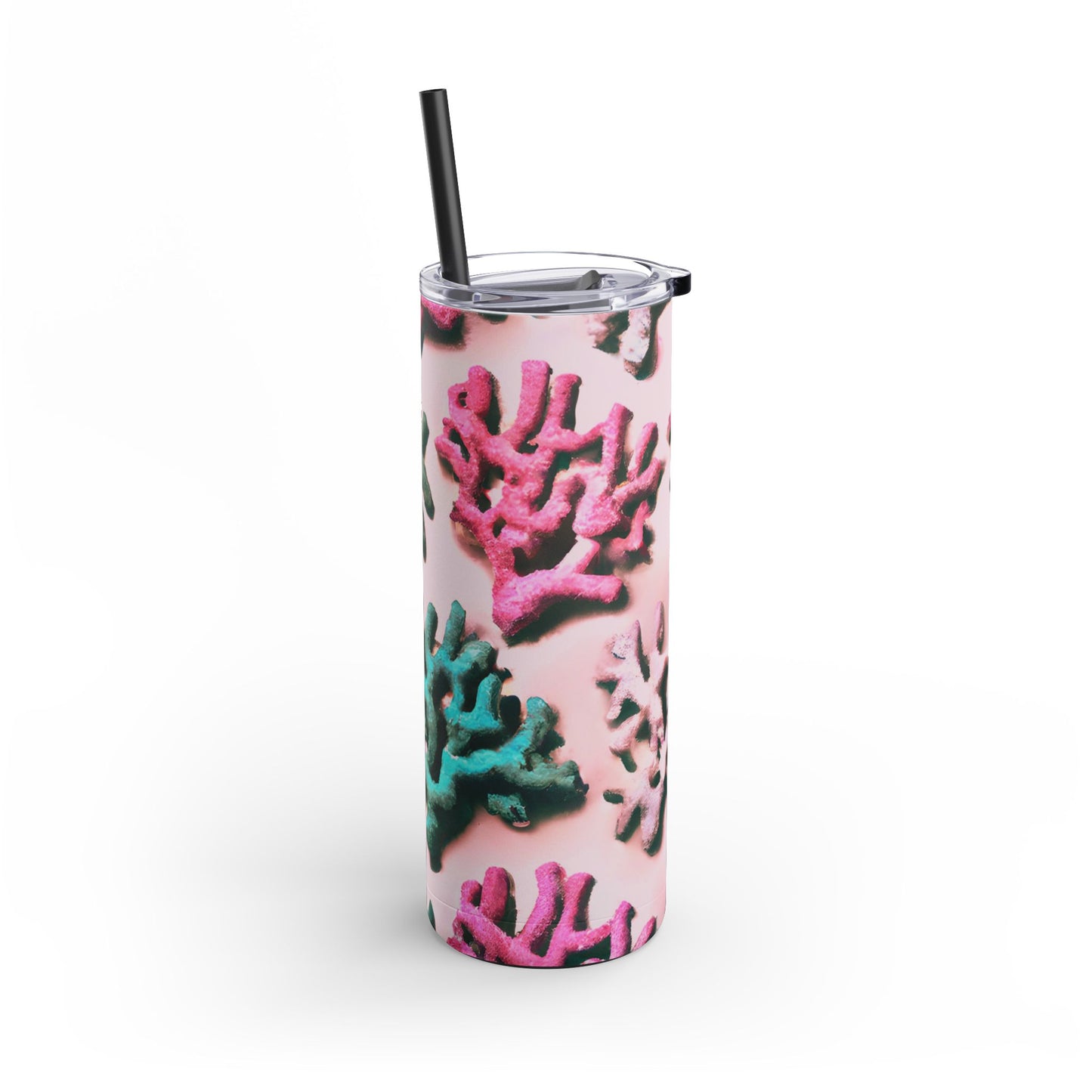 20oz Matte Tumbler, 7 Colors - Stylish Travel Cup - Corals Pink