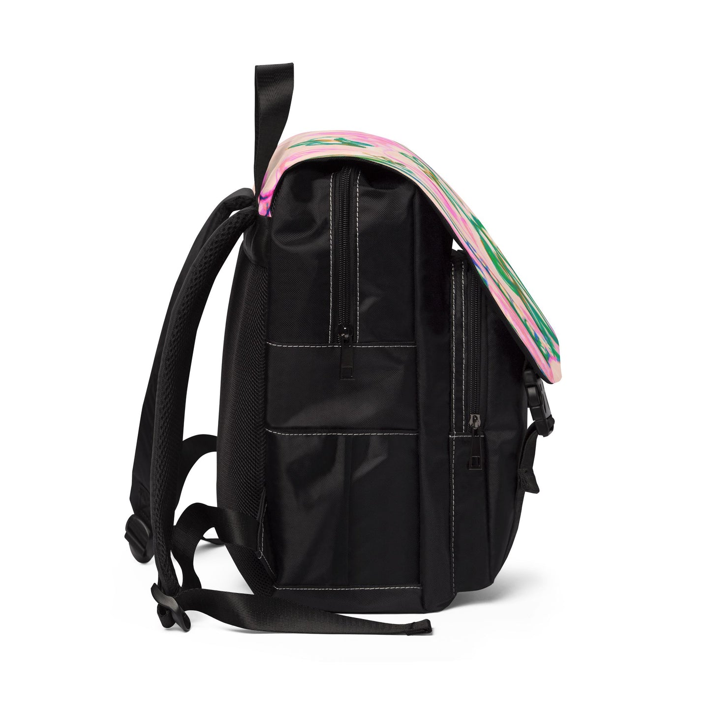 Tropical Doodles/Pink Casual Backpack - Perfect for Everyday Adventures