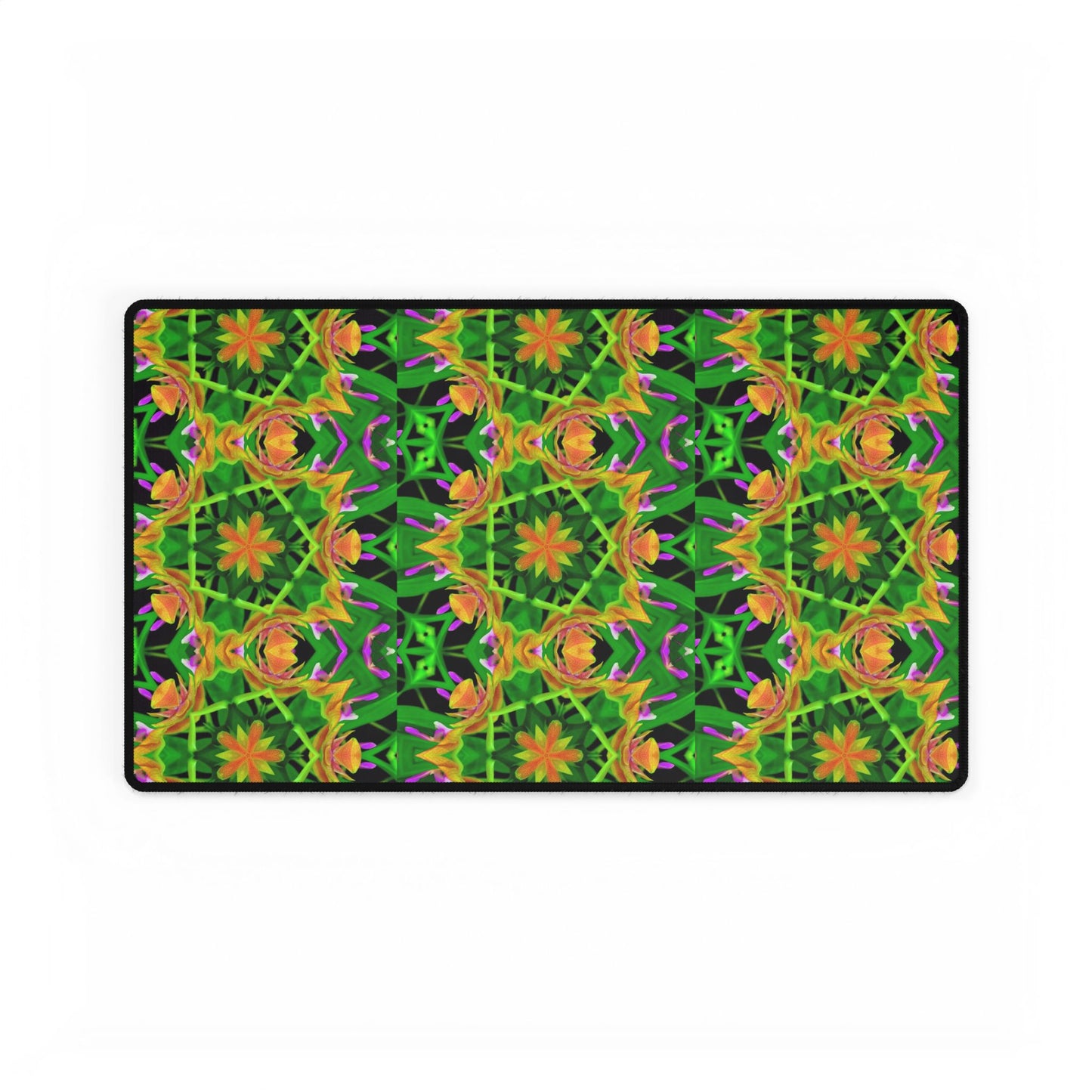 Copy of Desk Mats, Yellow Orchid Kaleidoscope, 3 sizes