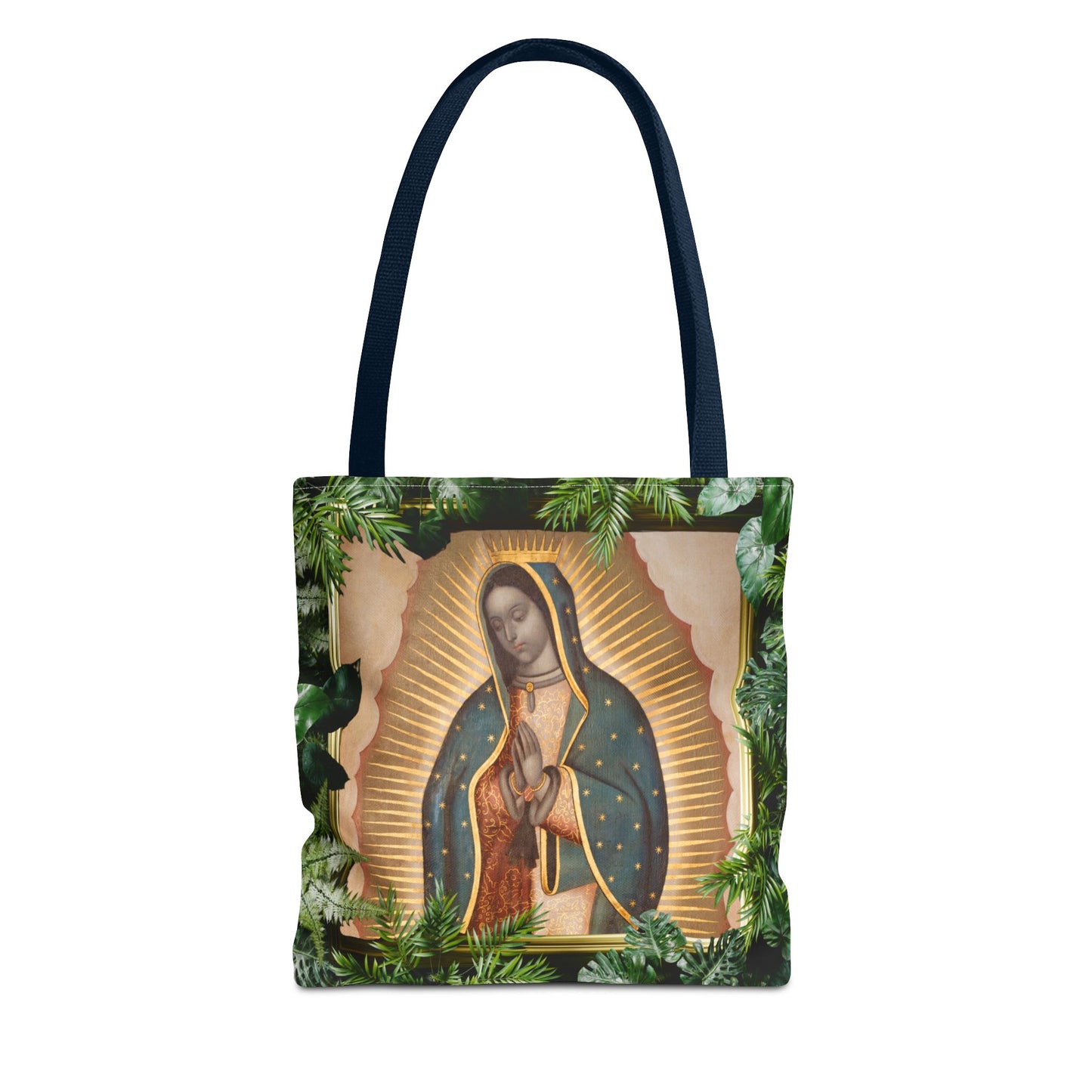 Religious Our Lady of Guadalupe Tropical Tote Bag - 3 Sizes