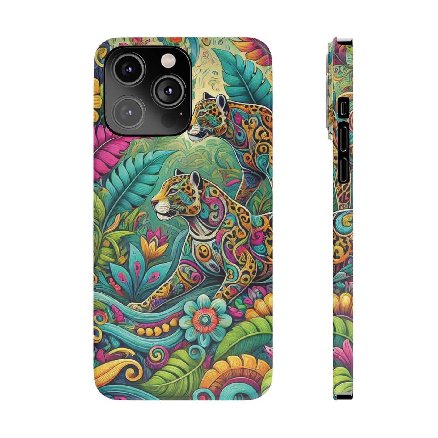 Slim Phone Cases - Jaguar Pop