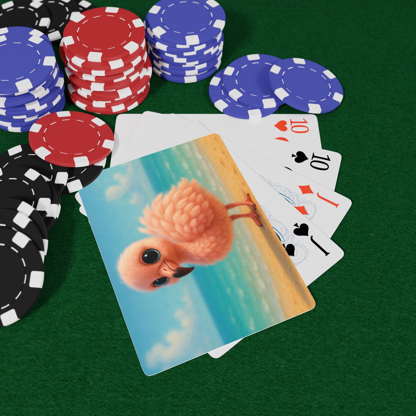 Poker Playing Cards - Baby Flamingo