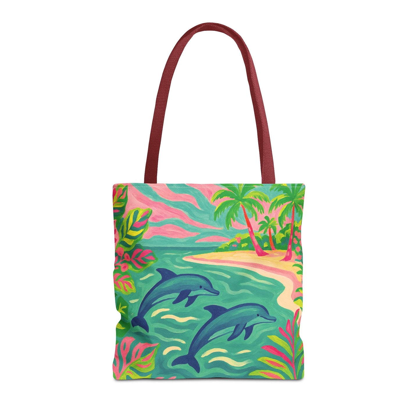 Jumping Dolphins Tote Bag - 3 Sizes