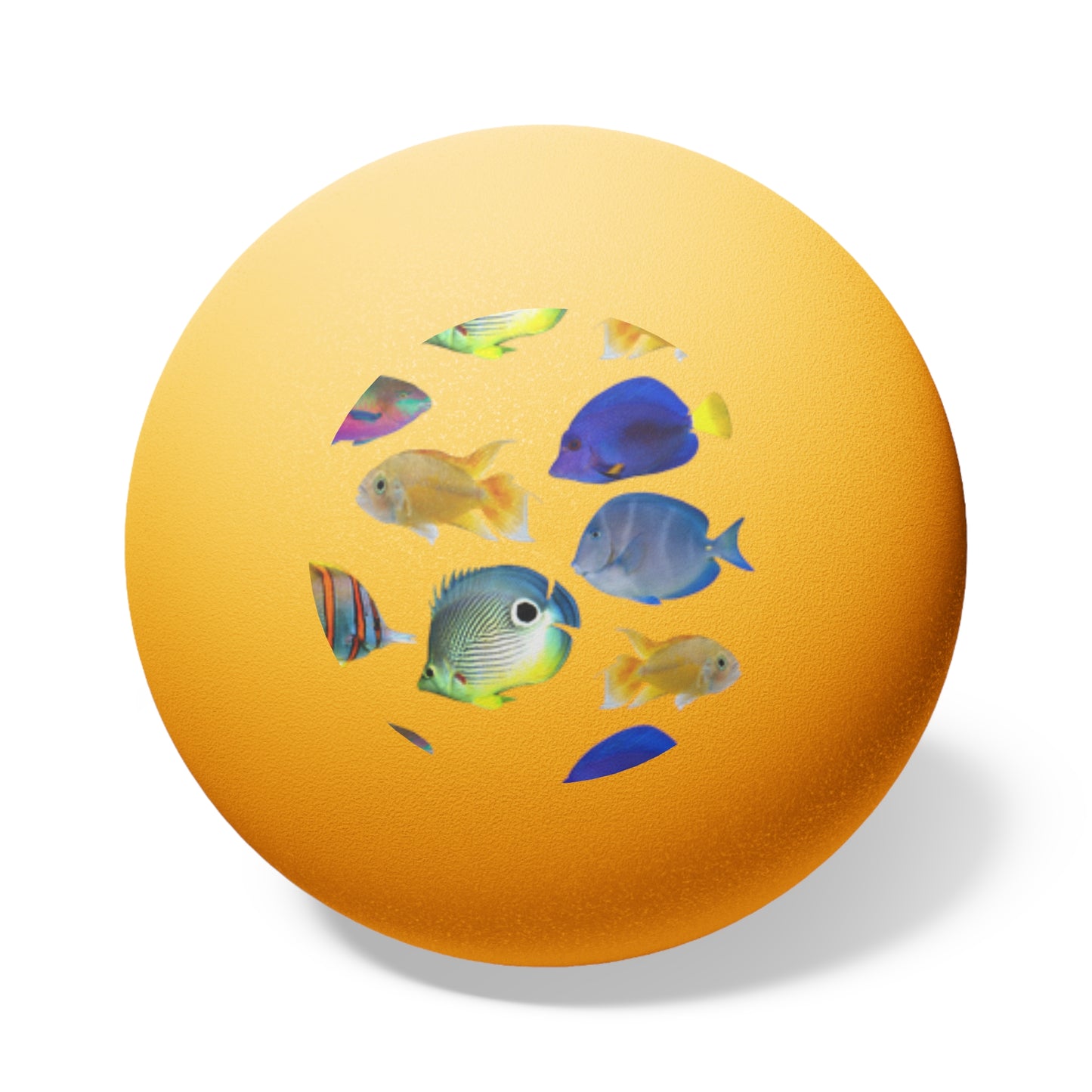 Tropical Paradise Ping Pong Balls - 6 Pack with Tropical Fish