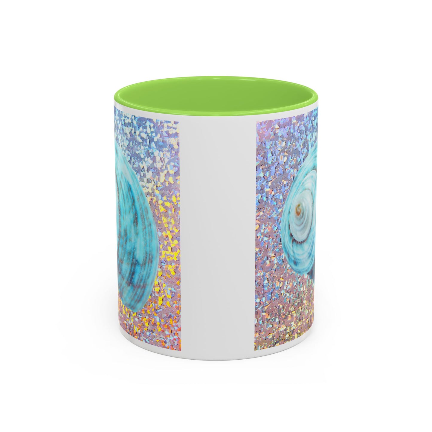 Colorful Mugs (11oz, 15oz), Disco Jade Turbo Shell