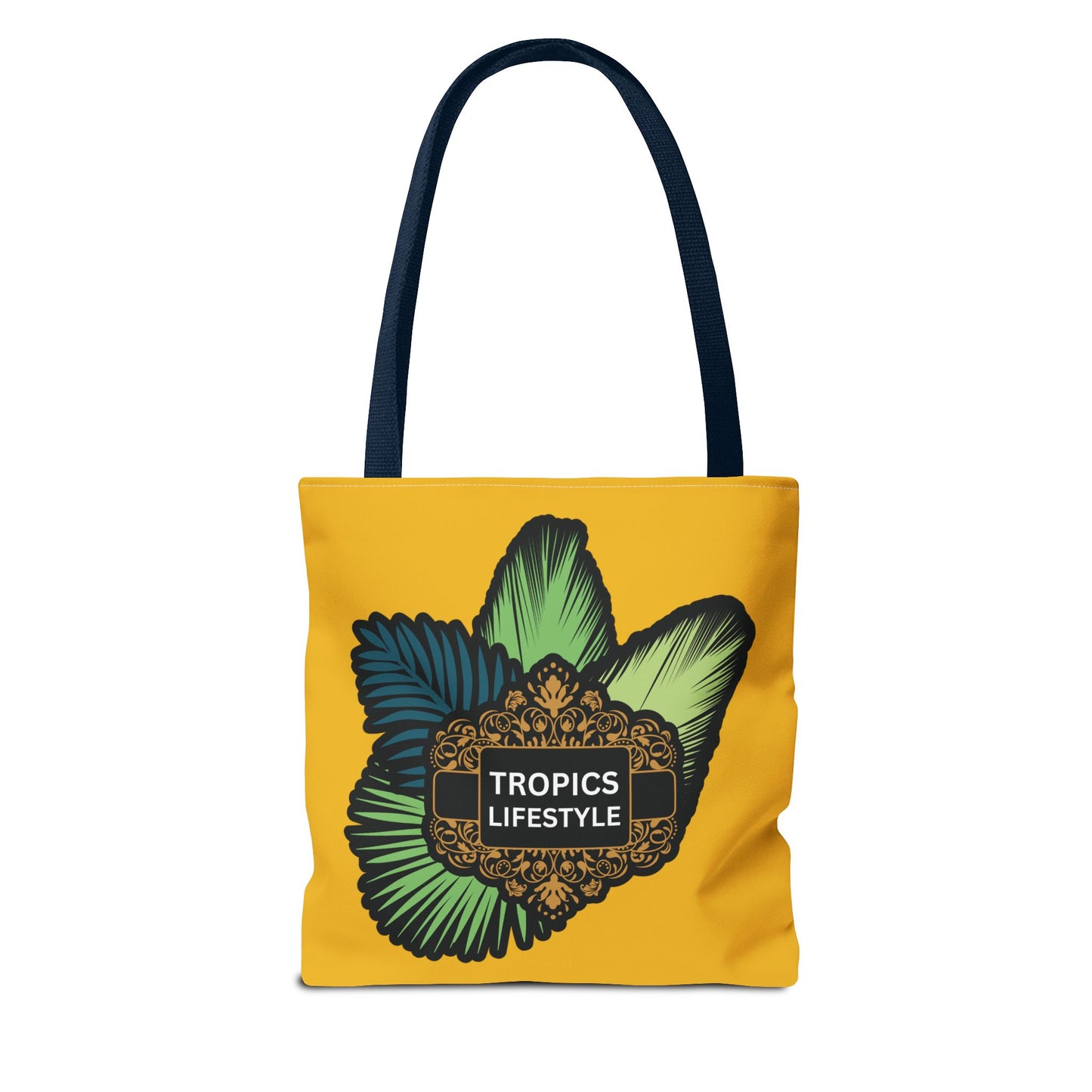 Elegant Tropics Lifestyle Logo Tote Bag - 3 Sizes, Yellow