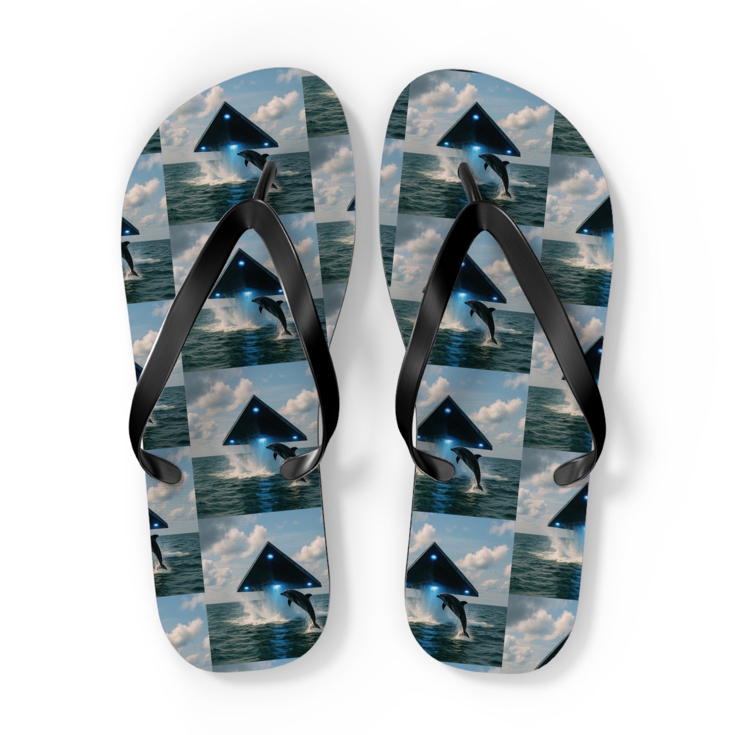 Flip Flops - UFO and Dolphin