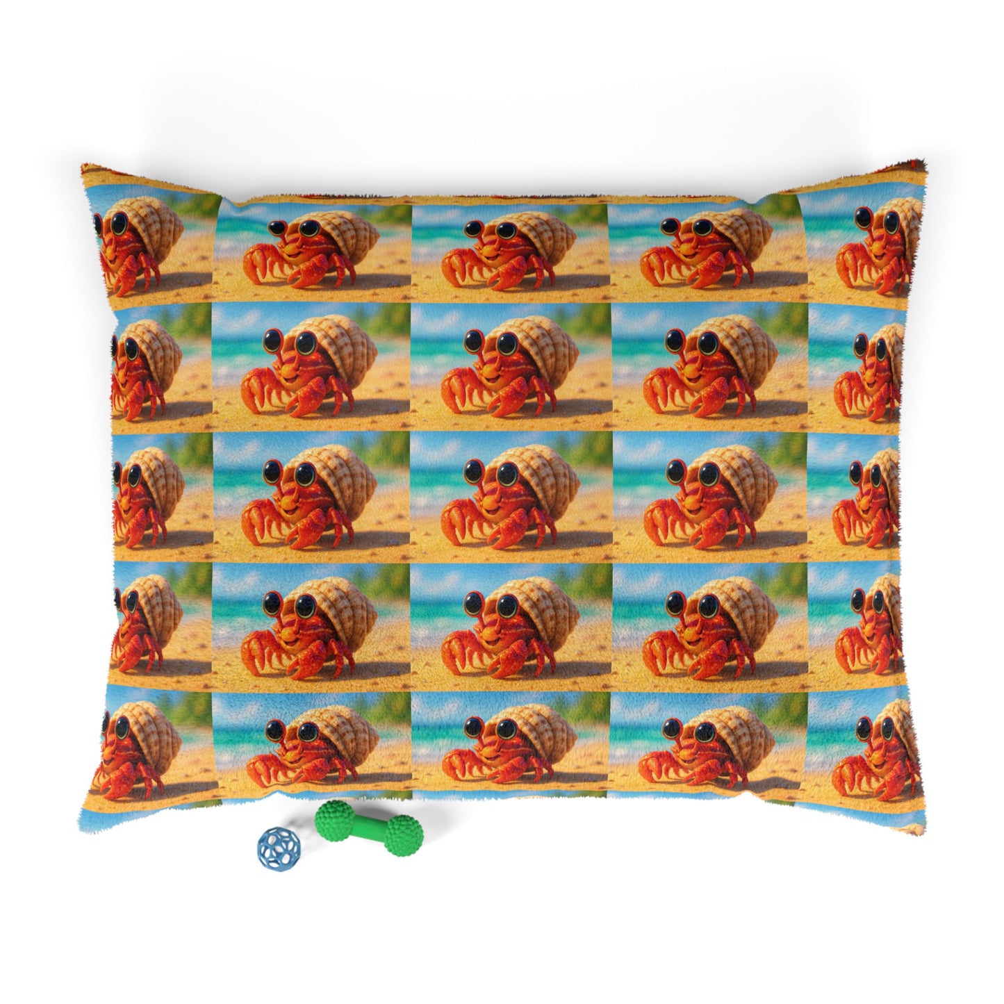 Baby Hermit Crab Pet Bed - Cozy and Fun Dog or Cat Bed for Beach Lovers