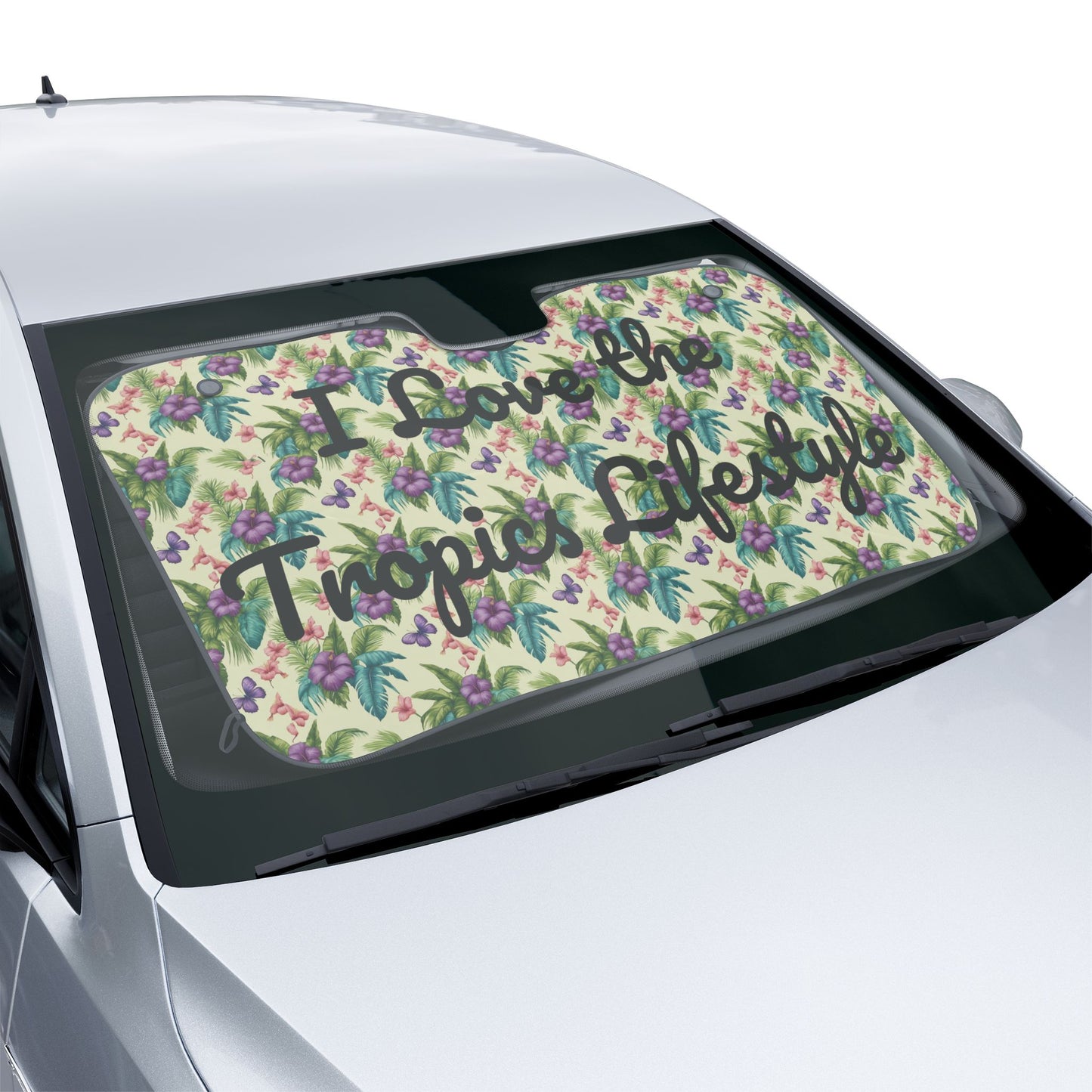 Tropical Car Sun Shades / Mary's Garden Toile - Love