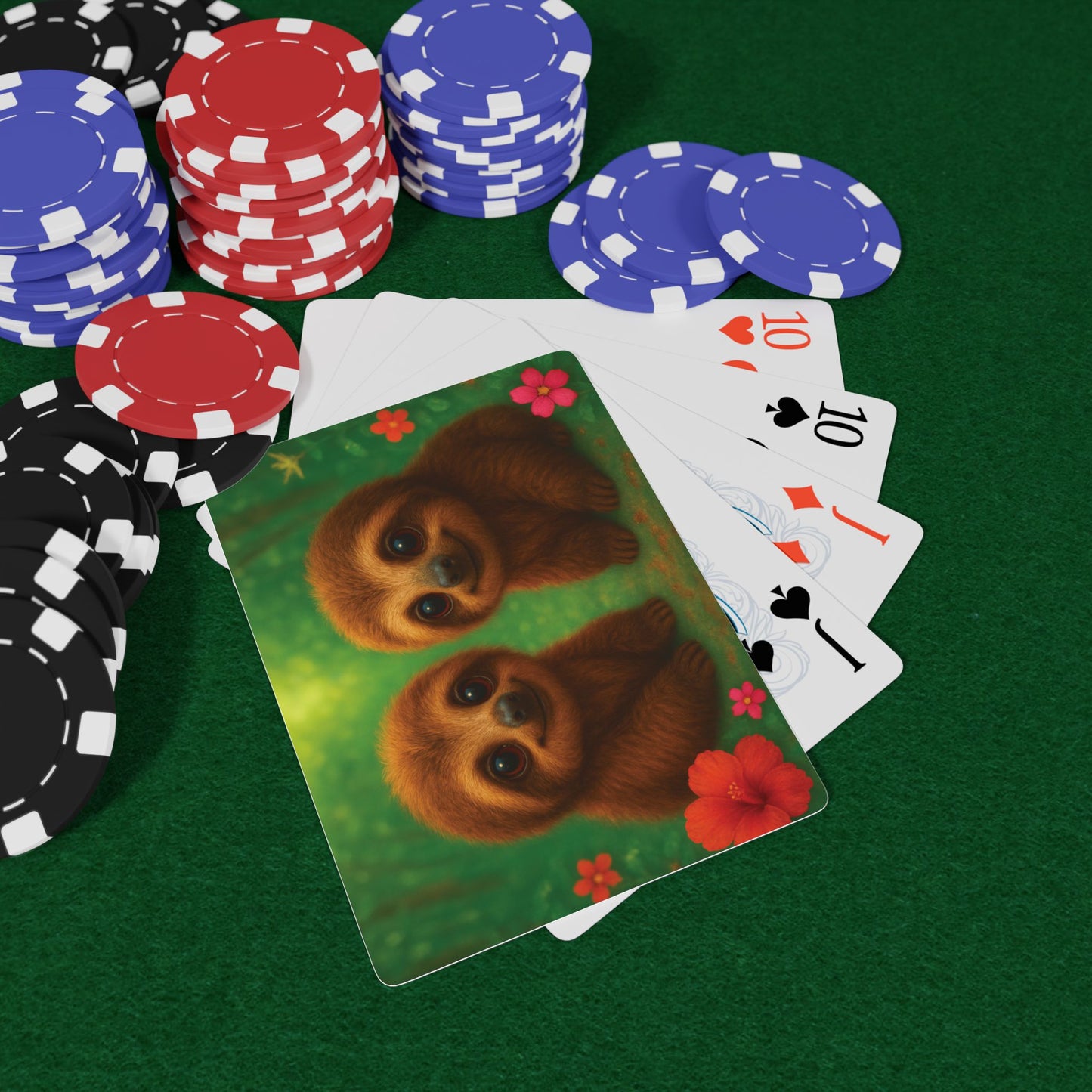 Poker Playing Cards - Baby Sloths