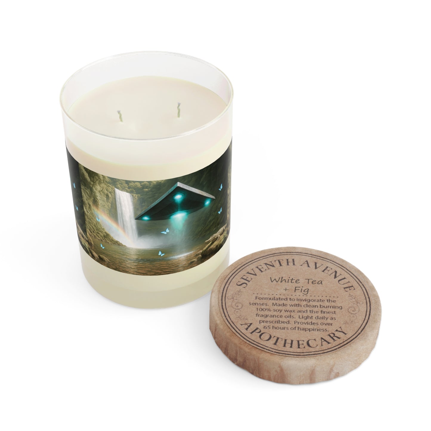 UFO & Waterfall, 11 oz Soy Candle, 3 scents